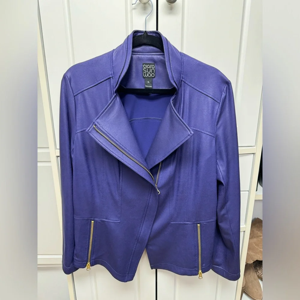 Clara Sunwoo Liquid Leather Jacket